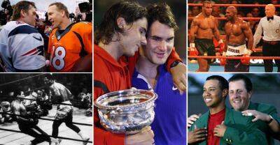 Roger Federer - Rafael Nadal - Tom Brady - Mike Tyson - Tiger Woods - Shaquille Oneal - Phil Mickleson - Wayne Gretzky - Federer, Tyson, Woods, Ali, Nadal: Sport's 20 greatest ever rivalries - givemesport.com - Usa - London