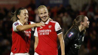 Mead double helps Arsenal to 4-0 WSL win over Brighton