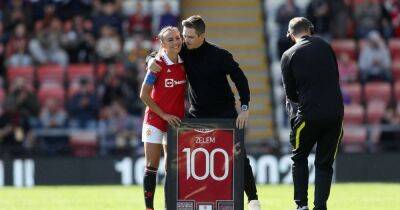 Alessia Russo - Katie Zelem - Maya Le-Tissier - Maya Le Tissier shines on her Manchester United Women debut as Katie Zelem makes it 100 not out - manchestereveningnews.co.uk - Manchester