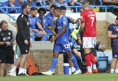 Danny Cowley - Neil Harris - Luke Cawdell - Portsmouth loan defender Haji Mnoga back from suspension and available for Gillingham's home game with Mansfield Town - kentonline.co.uk -  Swindon -  Mansfield