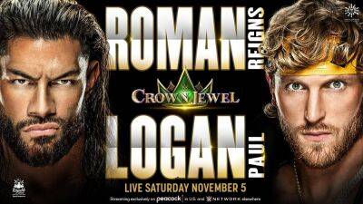 Roman Reigns v Logan Paul: WWE confirms huge match for November 5