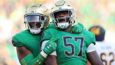 Michael Reaves - Marcus Freeman - Notre Dame avoids 0-3 start with win over California - foxnews.com - Ireland - state Indiana - state California