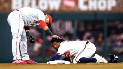 Atlanta Braves' Ozzie Albies fractures right pinky finger day after coming off IL