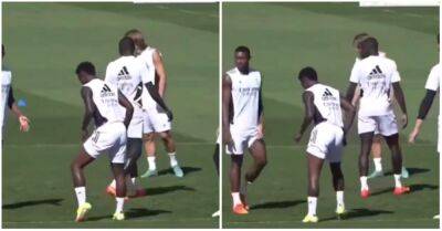 Vinicius Junior celebration: Real Madrid star practiced dance in training