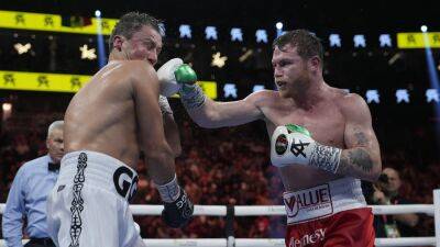 Saul 'Canelo' Alvarez settles trilogy with unanimous points win over Gennady Golovkin - thenationalnews.com - Russia - Mexico - Abu Dhabi -  Las Vegas