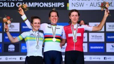 UCI Road World Championships: Ellen van Dijk takes gold in the time trial for the Netherlands ahead of Grace Brown