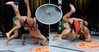 UFC Vegas 60: Fighter dropped on his head & breaks canvas - givemesport.com