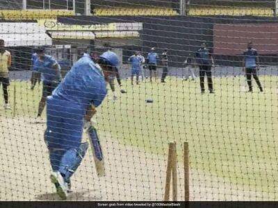 Sachin Tendulkar - Yuvraj Singh - Irfan Pathan - Harbhajan Singh - Yusuf Pathan - Watch: Sachin Tendulkar Rolls Back The Years With Lofted Off-Drive In The Nets - sports.ndtv.com - South Africa - New Zealand - India