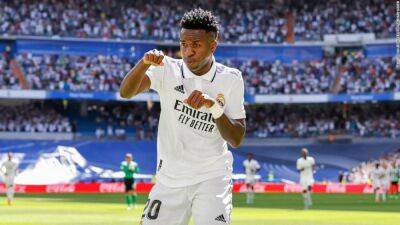 Real Madrid's Vinicius Jr condemns 'racist' criticism of dancing goal celebration - edition.cnn.com - Spain - Brazil