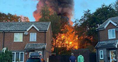 Huge fire breaks out at Llandovery during festival weekend - live updates