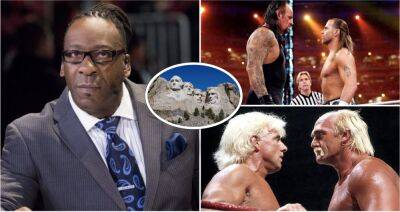 Dwayne Johnson - John Cena - Shawn Michaels - The Rock, John Cena, no Undertaker or Ric Flair: Booker T's WWE Mount Rushmore - givemesport.com