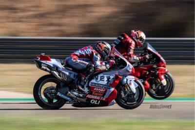 MotoGP Aragon: Bastianini wins Ducati battle after first lap chaos