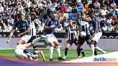 Udinese Vs Inter: Zebra Kecil Injak Si Ular Besar 3-1