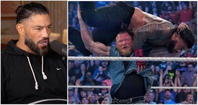 Logan Paul - Drew Macintyre - Brock Lesnar - Roman Reigns - Roman Reigns reveals why Brock Lesnar is tough to work with in WWE - givemesport.com
