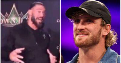 Logan Paul - Roman Reigns - Roman Reigns: WWE star absolutely ruined vloggers at Logan Paul press conference - givemesport.com -  Las Vegas