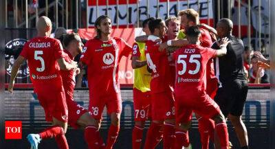 Angel Di-Maria - Massimiliano Allegri - Monza claim shock 1-0 win over Juventus after Angel Di Maria sees red - timesofindia.indiatimes.com