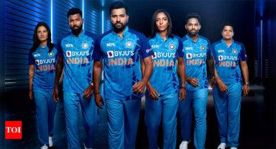 Rohit Sharma - Team India - Harmanpreet Kaur - New T20I jersey for Team India unveiled - timesofindia.indiatimes.com - Australia - South Africa - India - Jersey