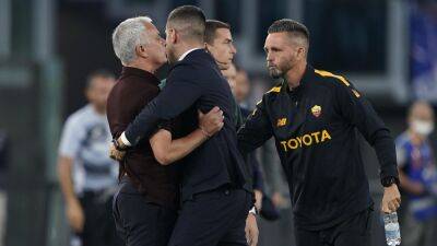 Roma 0-1 Atalanta: Jose Mourinho sent off as visitors go top of Serie A courtesy of Giorgio Scalvini strike