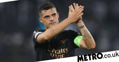 Granit Xhaka sends classy message to Arsenal fans after they chant his name during Brentford win