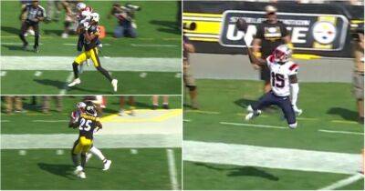 Pittsburgh Steelers - New England Patriots: Nelson Agholor shows insane strength to score v Steelers - givemesport.com - county Chase - county Lamar