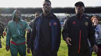 French footballer Pogba's brother charged and detained in extortion case