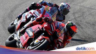Duel Sengit Bagnaia dan Bastianini di Akhir Balapan MotoGP Aragon