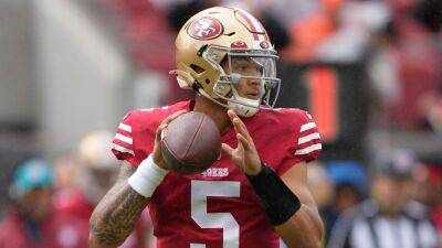 Jimmy Garoppolo - Kyle Shanahan - Trey Lance - Kyle Shanahan: Trey Lance broke ankle, having season-ending surgery Monday - nbcsports.com