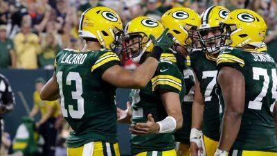 Aaron Rodgers - Allen Lazard - Packers turn Aaron Rodgers' ayahuasca use into touchdown celebration vs Bears - foxnews.com -  Chicago - state Wisconsin - county Green - county Bay