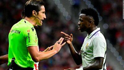 Racist chanting mars Real Madrid's 2-1 derby victory over Atlético Madrid - edition.cnn.com - Spain - Brazil