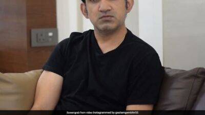 Gautam Gambhir Opens Up On Surrogate Advertising, Says "If BCCI President Is Doing It, You Cant Expect Other Players Not To Do It"
