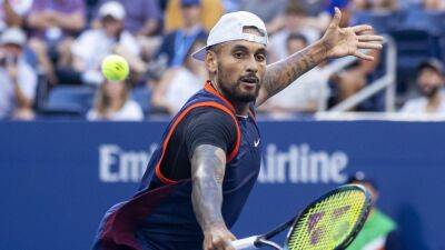 Kyrgios fined for spitting in US Open second round win