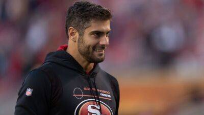 Jimmy Garoppolo says staying with San Francisco 49ers 'really wasn't on my mind' until recently