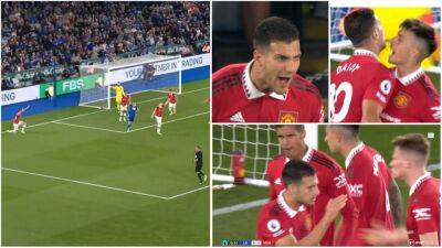Diogo Dalot: Man Utd man went wild after winning goal-kick v Leicester