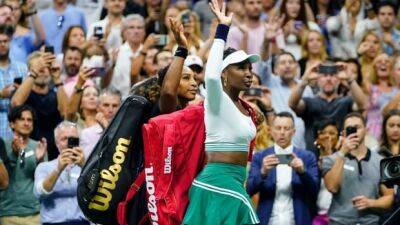 Serena, Venus Williams eliminated in 1st round of U.S. Open doubles