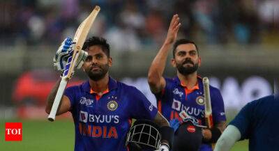 Rohit Sharma - Rahul Dravid - Suryakumar Yadav sets benchmark in build-up to T20 World Cup - timesofindia.indiatimes.com - India - Hong Kong -  Hong Kong