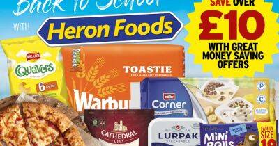 Save over £10 on your food shop with Heron Foods