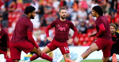 Arthur Melo - Jurgen Klopp - Darwin Núñez - Jordan Henderson to miss Merseyside derby as Liverpool await scan results - breakingnews.ie - Germany - Portugal - Jordan - Liverpool