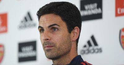 Mikel Arteta gives injury news on three Arsenal players to give Manchester United boost