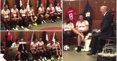 Manchester United: Sir Alex Ferguson's team talk at Michael Carrick testimonial was iconic