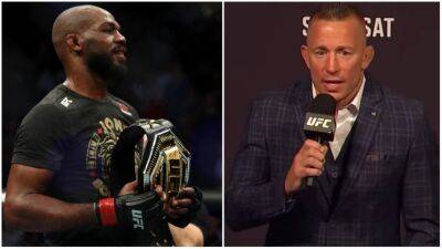 Jon Jones - Georges St Pierre - Georges St-Pierre gives his thoughts on Jon Jones' heavyweight future - givemesport.com
