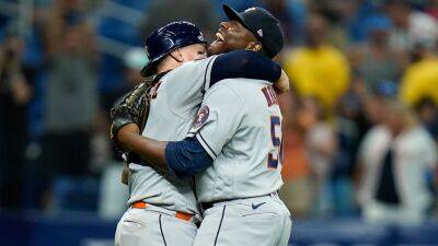 Astros clinch AL West title with victory over Rays