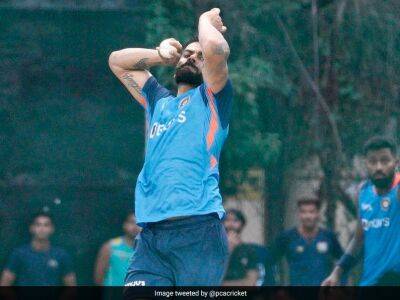 Virat Kohli Bowls In Nets Ahead Of 1st T20I vs Australia. See Pics