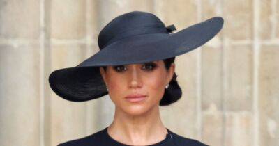 prince Harry - Meghan Markle - queen Elizabeth Ii II (Ii) - Charles Iii III (Iii) - Royal fans work out Meghan Markle's entire funeral outfit was tribute to Queen - manchestereveningnews.co.uk - Scotland -  Wellington - county Windsor - county Prince George