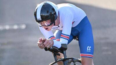 Josh Tarling makes it two golds for Britain in junior time trials at Road World Championships