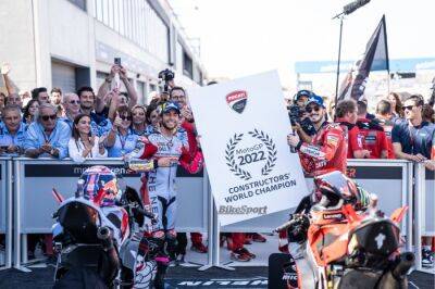 Pecco Bagnaia - MotoGP Aragon: Ducati talks team orders - ‘Title very important’ - bikesportnews.com - Italy - county Stone - county Casey