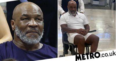 Anthony Joshua - Jake Paul - Lennox Lewis - Mike Tyson - Evander Holyfield - Anderson Silva - ‘When it flares up, I can’t even talk’ – Mike Tyson reveals he is suffering from sciatica after being pictured in a wheelchair - metro.co.uk - Los Angeles