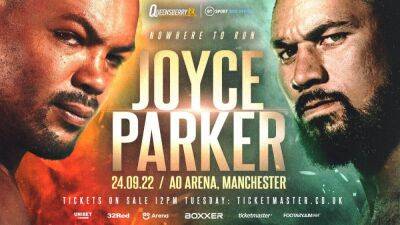 Amanda Serrano - Floyd Mayweather - Joe Joyce - Joseph Parker - What is the fight card for Joe Joyce vs Joseph Parker? - givemesport.com - Britain - Manchester