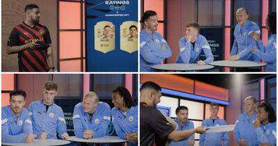 Jack Grealish - Nathan Ake - Cole Palmer - FIFA 23: Erling Haaland & Jack Grealish play 'Higher or Lower' with Man City ratings - givemesport.com - Britain - Manchester - Norway -  Man