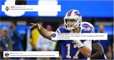 Josh Allen - Sam Darnold - Josh Allen: Fans on the internet slam old tweet mocking Buffalo Bills QB - givemesport.com - Los Angeles - county Baker