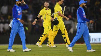Cameron Green - Steve Smith - Aaron Finch - Matthew Wade - Umesh Yadav - India vs Australia, 1st T20I: Australia Tear Into Indian Attack, Gun Down 209-Run Target To Take 1-0 Lead - sports.ndtv.com - Australia - India - county Smith - county Green